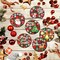 6Pcs Diamond Painting Coasters Kit with Holder Cork Base, DIY Christmas Coasters Diamond Painting Kit for Beginners, Adults DIY Diamond Art Craft for Housewarming Apartment Bar Décor
